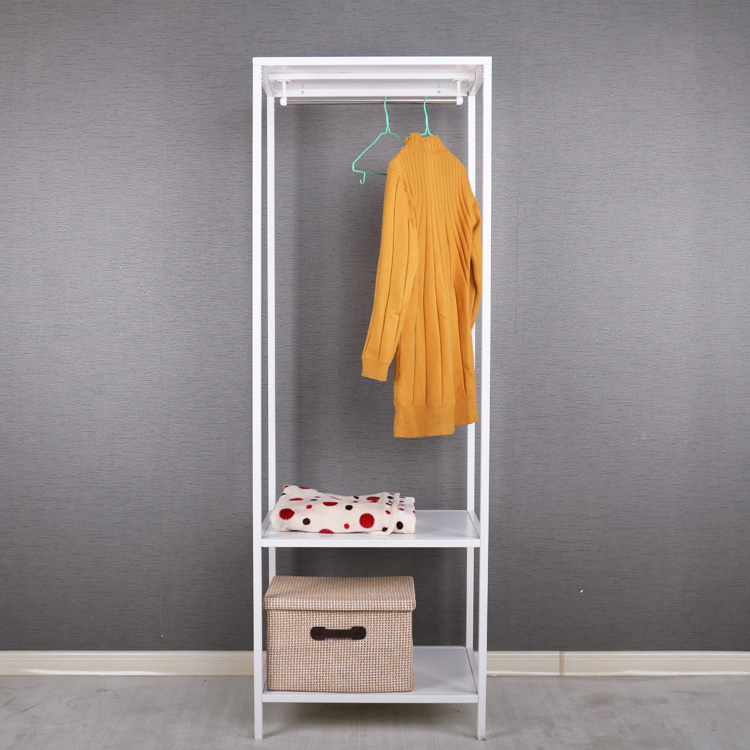 Multi-Functional Metal Shoes Storage Shelf Clothes Stand Coat Rack For Bedroom