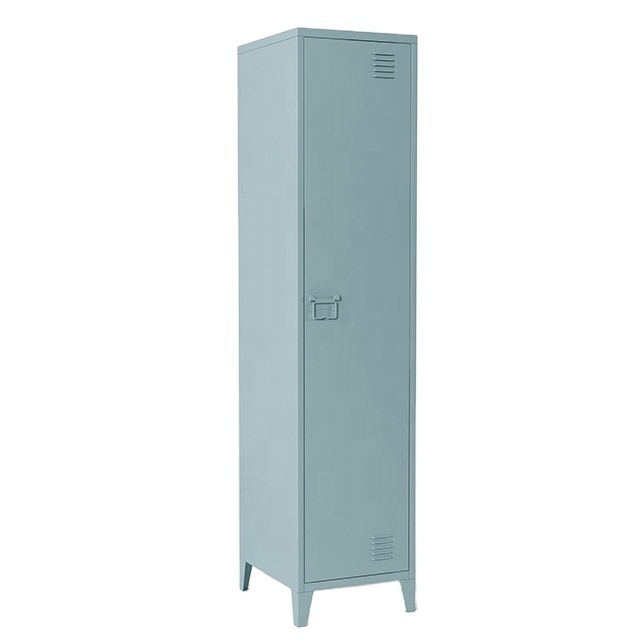 Iron Cupboard Design Kids Furniture Home Toy Storage Mini Metal Locker With Different Colors