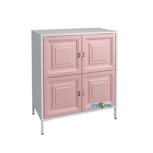 Children Clothes Store Plastic Door Cabinet Colorful Home Kids' Toy Storage Cabinet