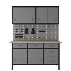 Family personal workbench garage metal drawer tool storage cabinet tool parts pegboard wall mounted storage/spare parts cabinet