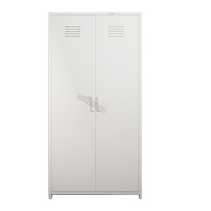 Metal Wardrobe Closet For Hanging Clothes Bedroom steel Armoire Modular Cabinet Clothes Store