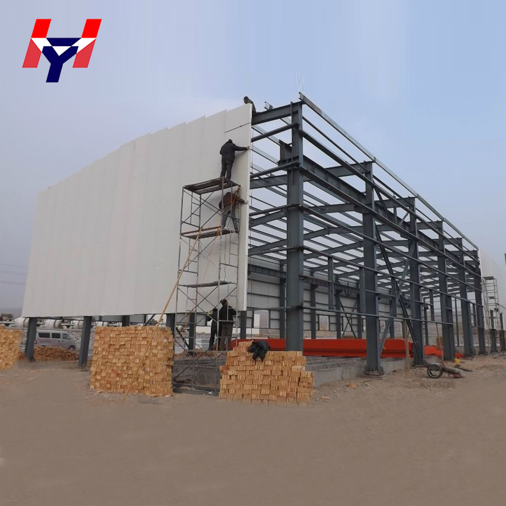 2021 new style low cost prefabricated steel structure warehouse workshop parking shed structural steel for sale