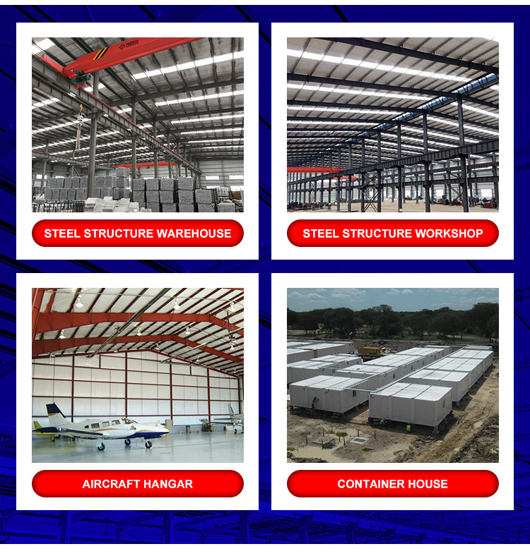 Light Steel Frame Detachable Container Prefab Building Truck Steel Structure Workshop For Mill Flour Storage