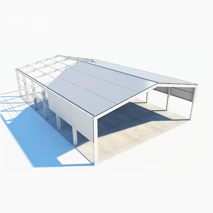 Light Steel Frame Detachable Container Prefab Building Truck Steel Structure Workshop For Mill Flour Storage