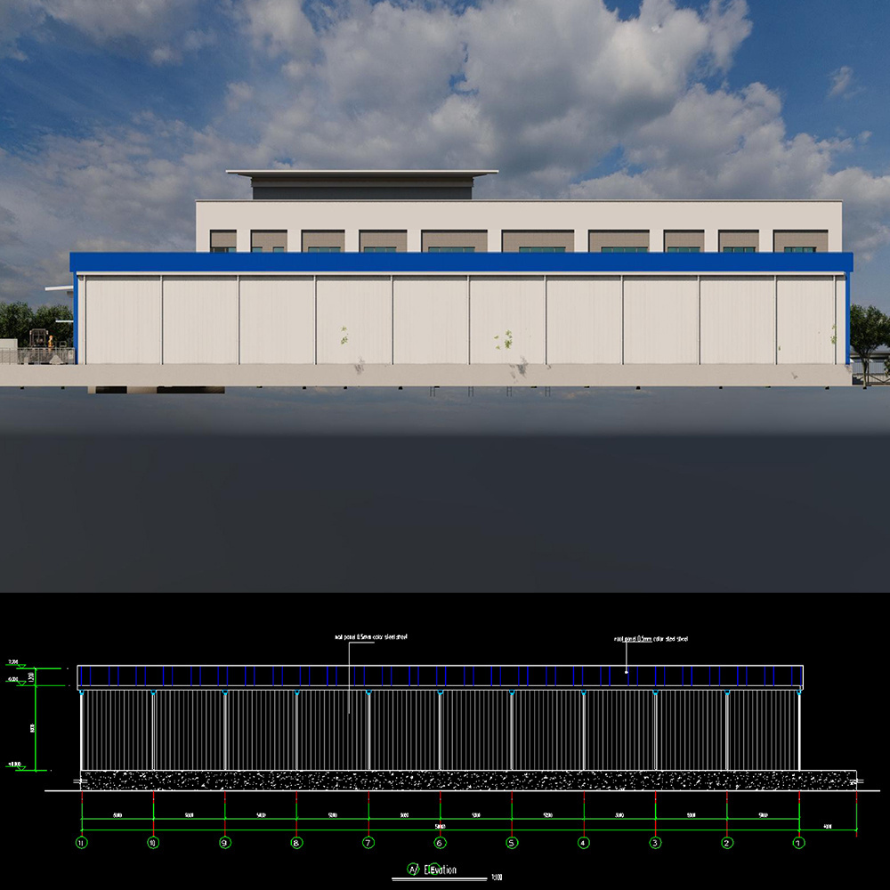 Metal Project Custom Design Chinese Steel Structure Fabrication For Prefabricated Cheap Warehouse