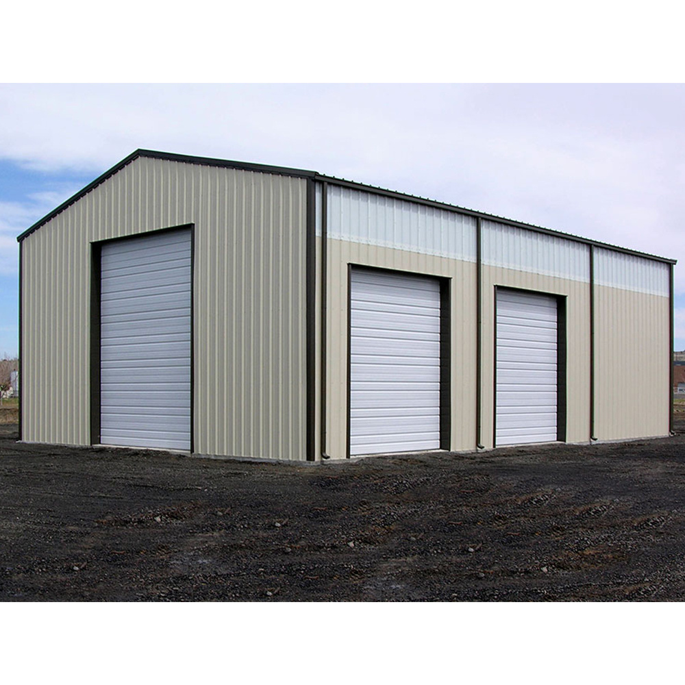 Prefabricated House Light Car Gauge Steel Structure Roof Frame Metal Self Storage Units Prefab Steel Structure Warehouse