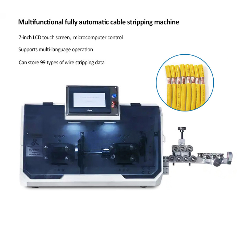 High Efficiency Electric Wire Stripper and Cable Cutter 0.25-16mm2 Wire Cutting Machine Stripping efficiency up to 5000pcs/H