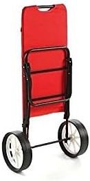 Custom Durable Utility Portable Beach Chair Cart Two Wheel Steel Folding Trolley Wagon Cart