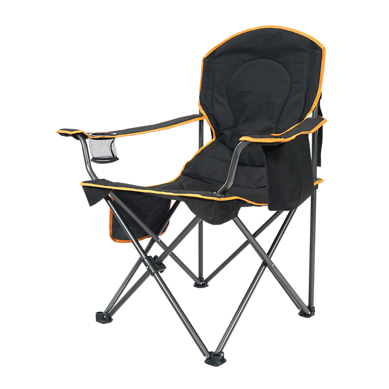 High Quality Portable Folding Multi-Person Camping Chair  Recliner with Armrest and Teacup holder for Beach Hiking Fishing