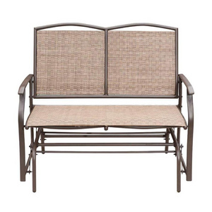 Rocking Loveseats, Gliders Style for Two Person with Rattan Wicker