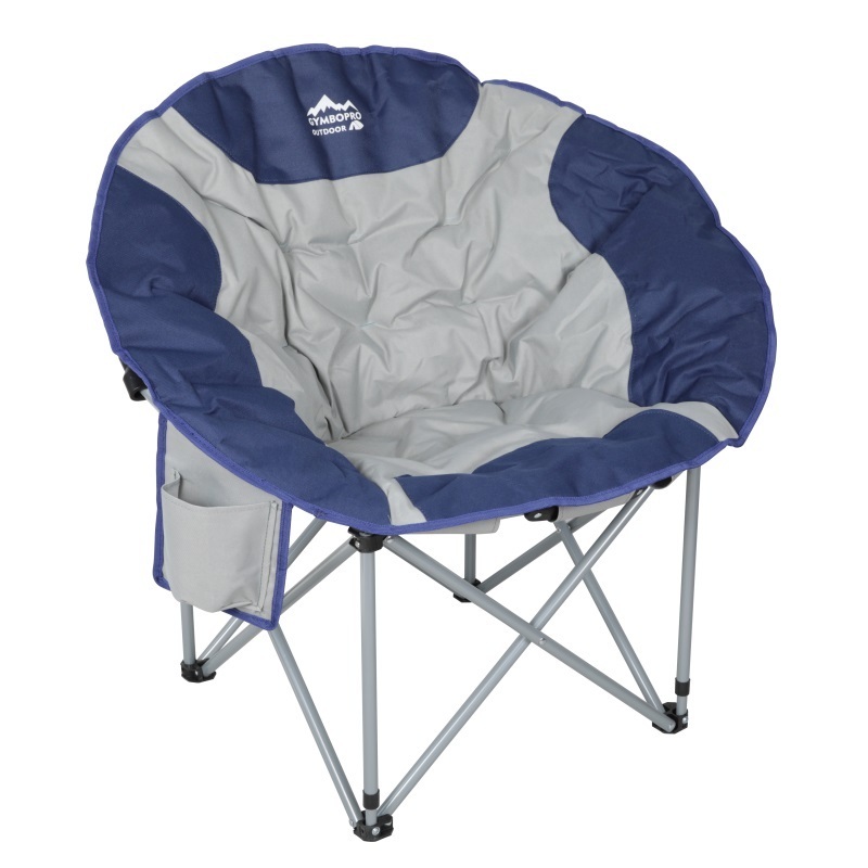 Customized Simple Aluminum 7075 Frame Collapsible Folding Heavy Duty Rocking Moon Camping Chair