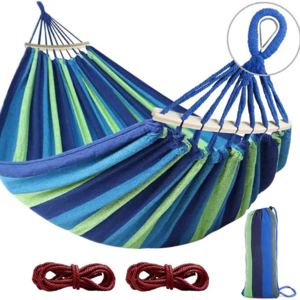 Wholesale Outdoor Canvas Bed Folding Double Hanging Swing Portable Camping Hammock