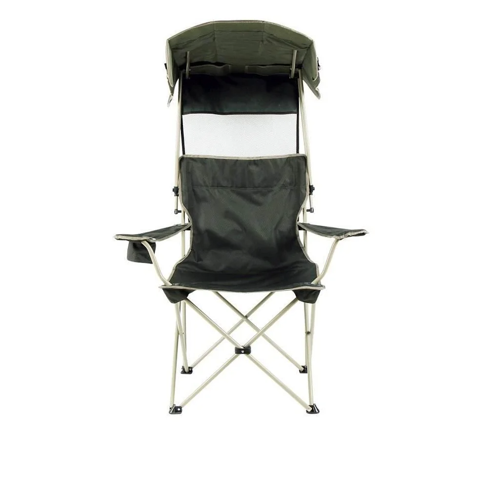 Portable Outdoor Folding Beach Shade Camping Canopy Chair With Sunshade For Camping And Travelling