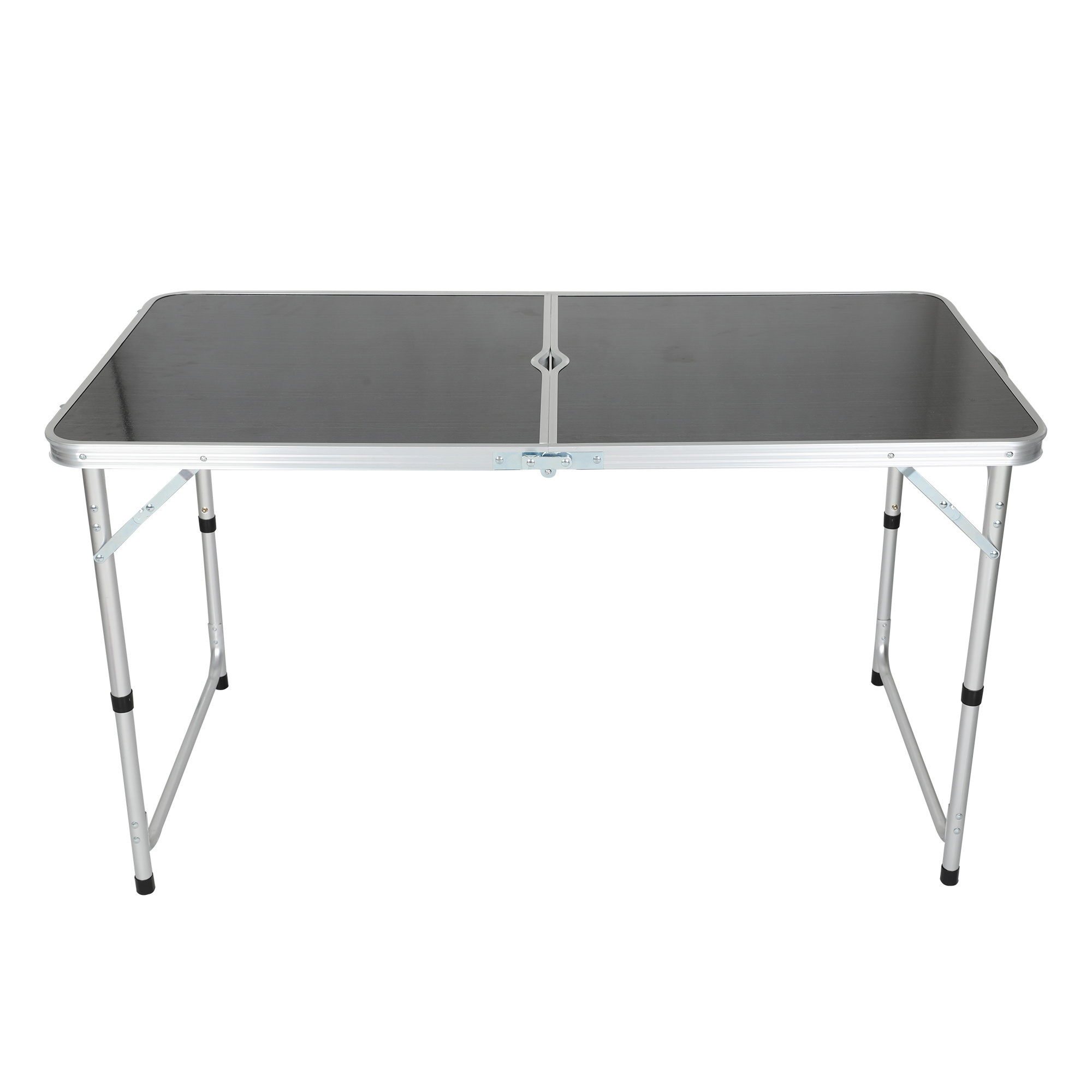 Super Hot Sale Wholesale Portable 120CM 4ft Folding Table with Umbrella Hole Outdoor Picnic Camping Table