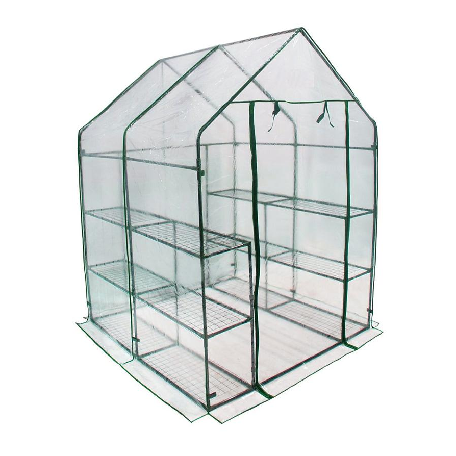 Rainproof Pe Pvc Plastic Walk In Green House Low Cost Home Garden Outdoor Portable Green House Mini Greenhouse