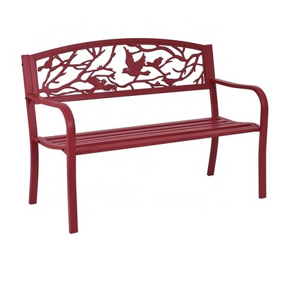 Hot Selling Outdoor Patio Bench 2-Person Aluminum Patio Bench Seating Garden Benches