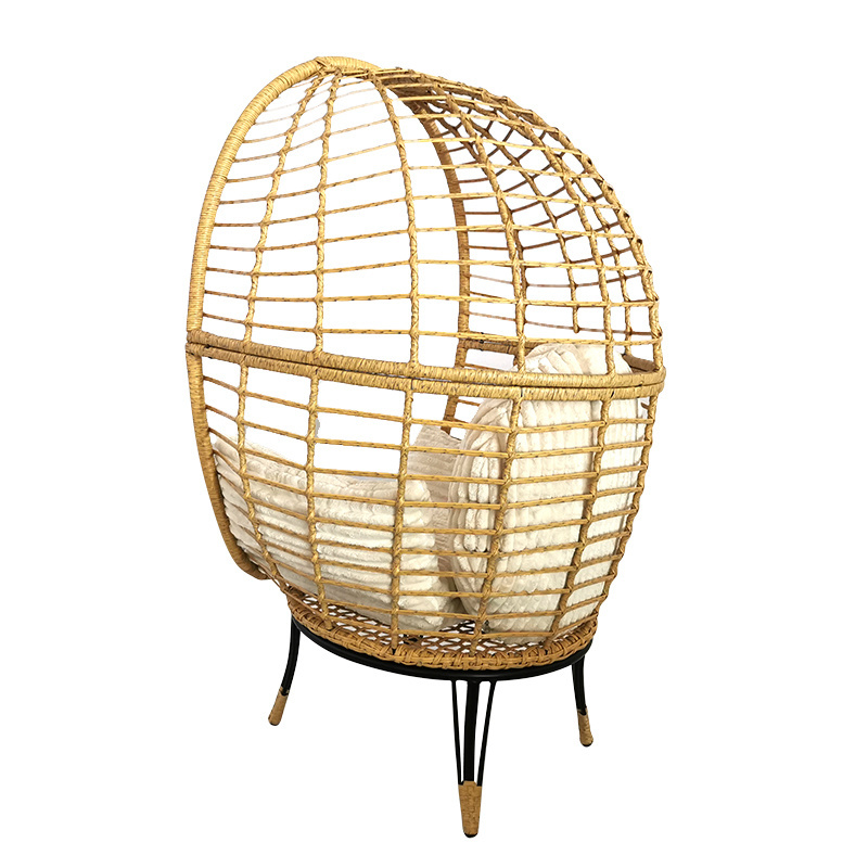 Modern Outdoor Patio Swing Chair  Seat Rattan Swing Hanging Chair Basket