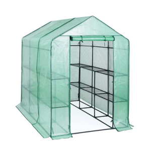 Rainproof Pe Pvc Plastic Walk In Green House Low Cost Home Garden Outdoor Portable Green House Mini Greenhouse