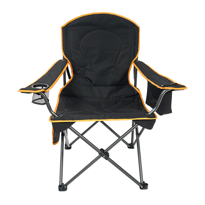 High Quality Portable Folding Multi-Person Camping Chair  Recliner with Armrest and Teacup holder for Beach Hiking Fishing