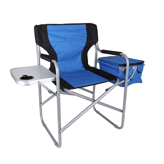 Outdoor Director Chair with Side table and Cooler