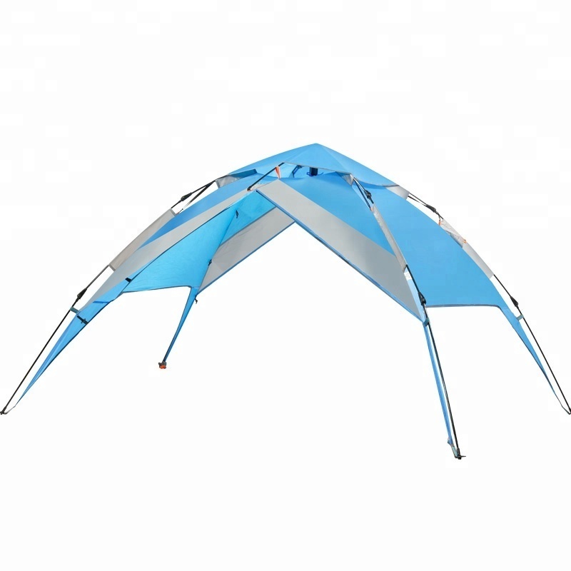 Outdoor Camping Waterproof Instant Pop Up 3-4  Person Large Family Tent Double Layers Automatic Party Tent