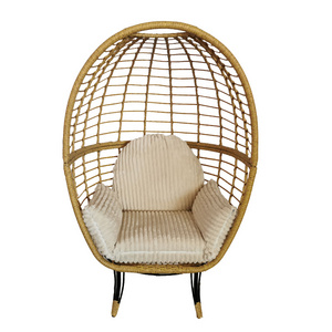 Modern Outdoor Patio Swing Chair  Seat Rattan Swing Hanging Chair Basket