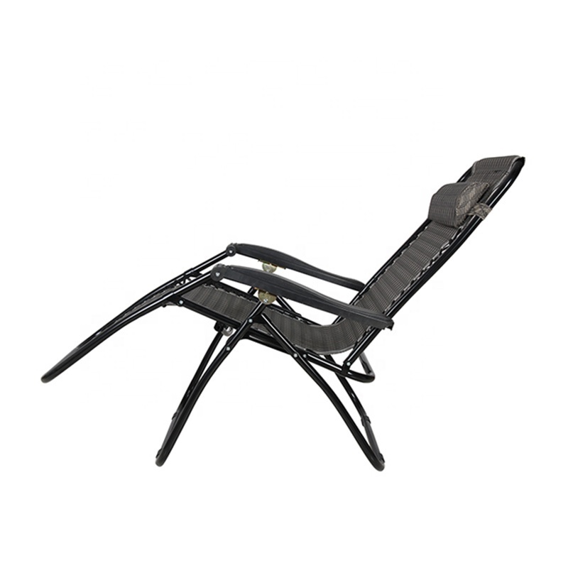 Outdoor Adjustable Zero Gravity Sun Lounge Folding Deck Bench Chair Recliner Chaise