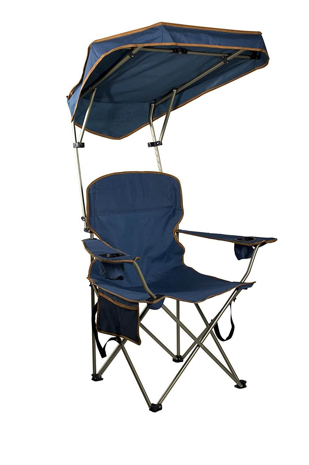 Portable Outdoor Folding Beach Shade Camping Canopy Chair With Sunshade For Camping And Travelling