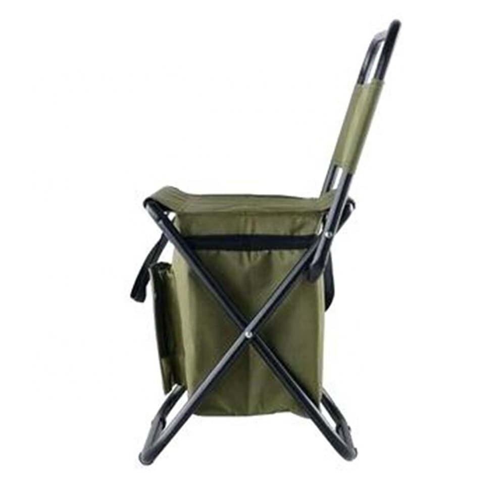 Lightweight  Outdoor Foldable Portable Camping Stool Folding Fishing Chair With Cooler Bag