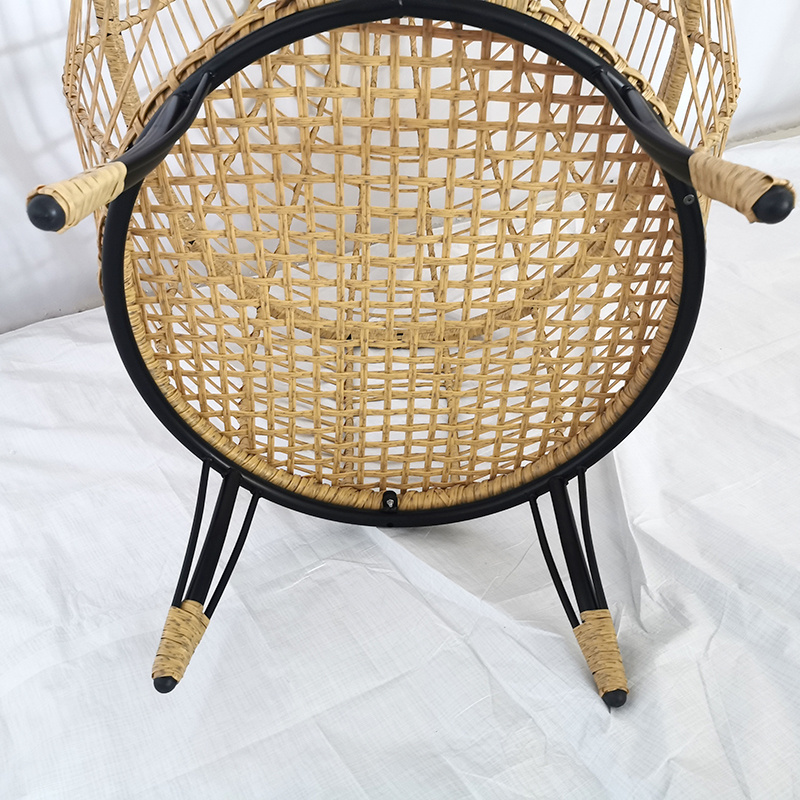 Modern Outdoor Patio Swing Chair  Seat Rattan Swing Hanging Chair Basket