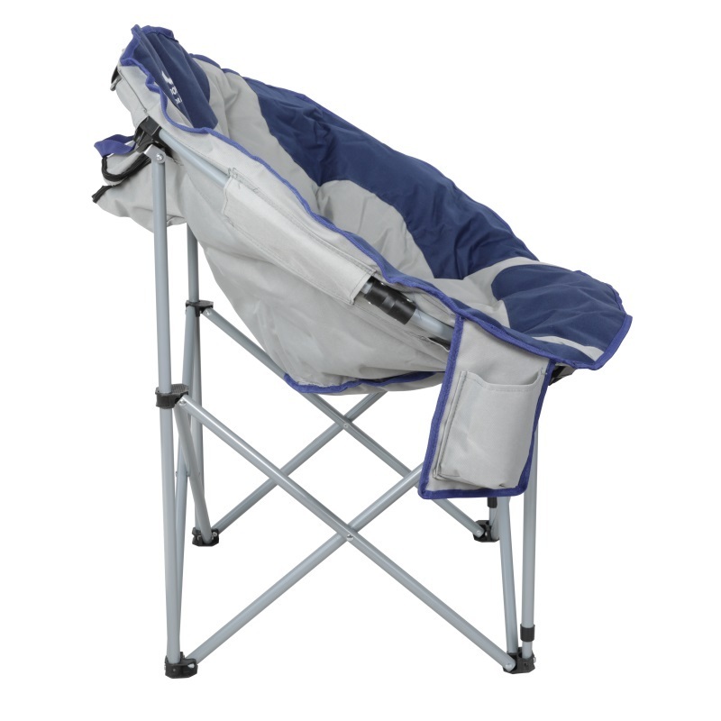 Customized Simple Aluminum 7075 Frame Collapsible Folding Heavy Duty Rocking Moon Camping Chair