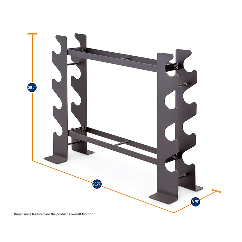 Gym Universal Free Weight Stand Gym dumbbell set rack multilevel weight storage Dumbbell Rack