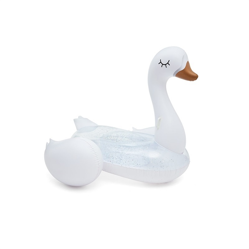 Heavy Duty Vinyl Inflatable Jumbo White Swan Pool Float Durable Pvc Blow Up Swan Inner Tube Swim Ring