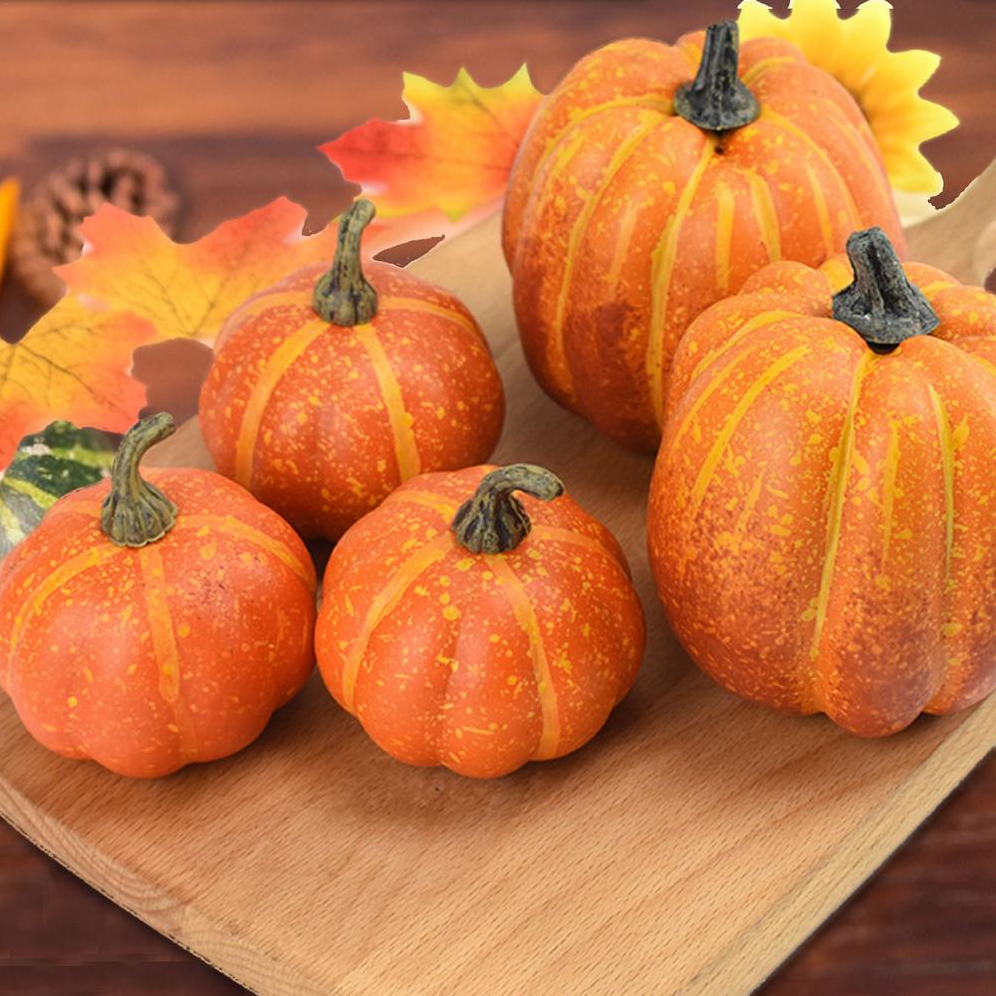 Artificial Foam Pumpkins For Halloween And Thanksgiving Day Decoration Simulation Pumpkin