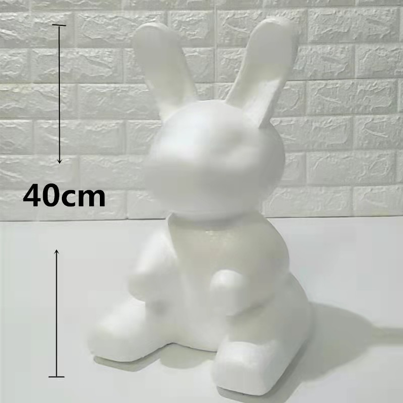 Diy Foam Rabbits Styrofoam Bears Dogs Bunnies Unicorns Model To Make Rose Rabbits Rose Bunny For Thanksgiving Gift