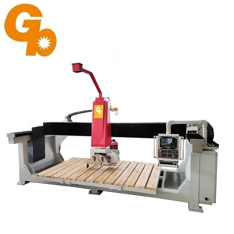 CNC 5Axis Bridge Cutter Granite Marble Stone Cutting Machine