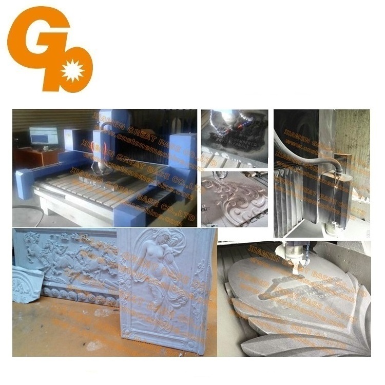 3D Granite Marble Stone Engraving Carving Machine