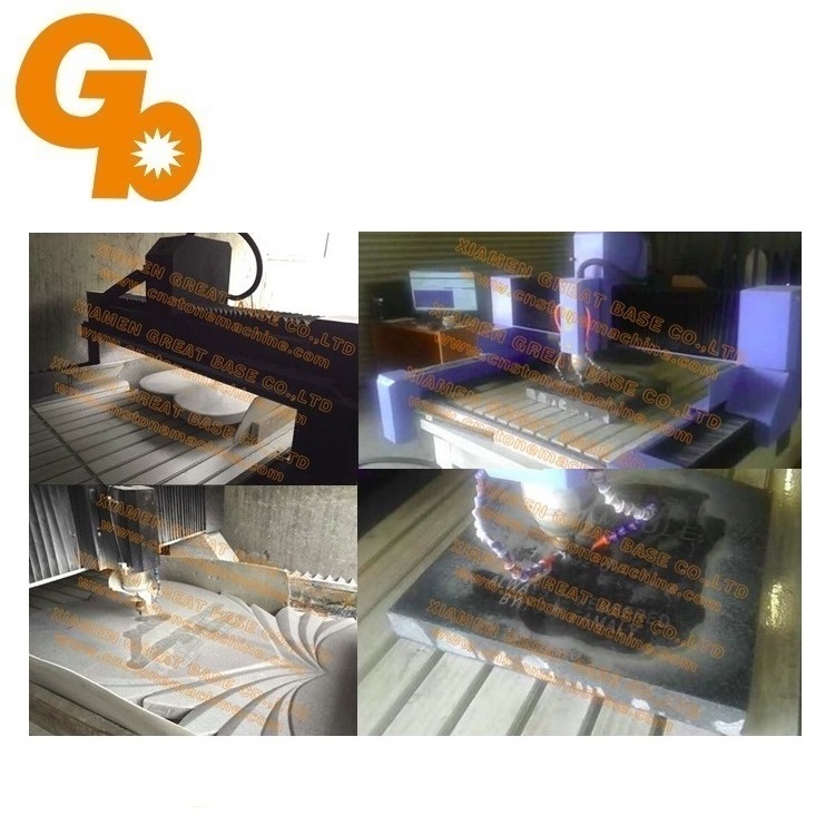 3D Granite Marble Stone Engraving Carving Machine