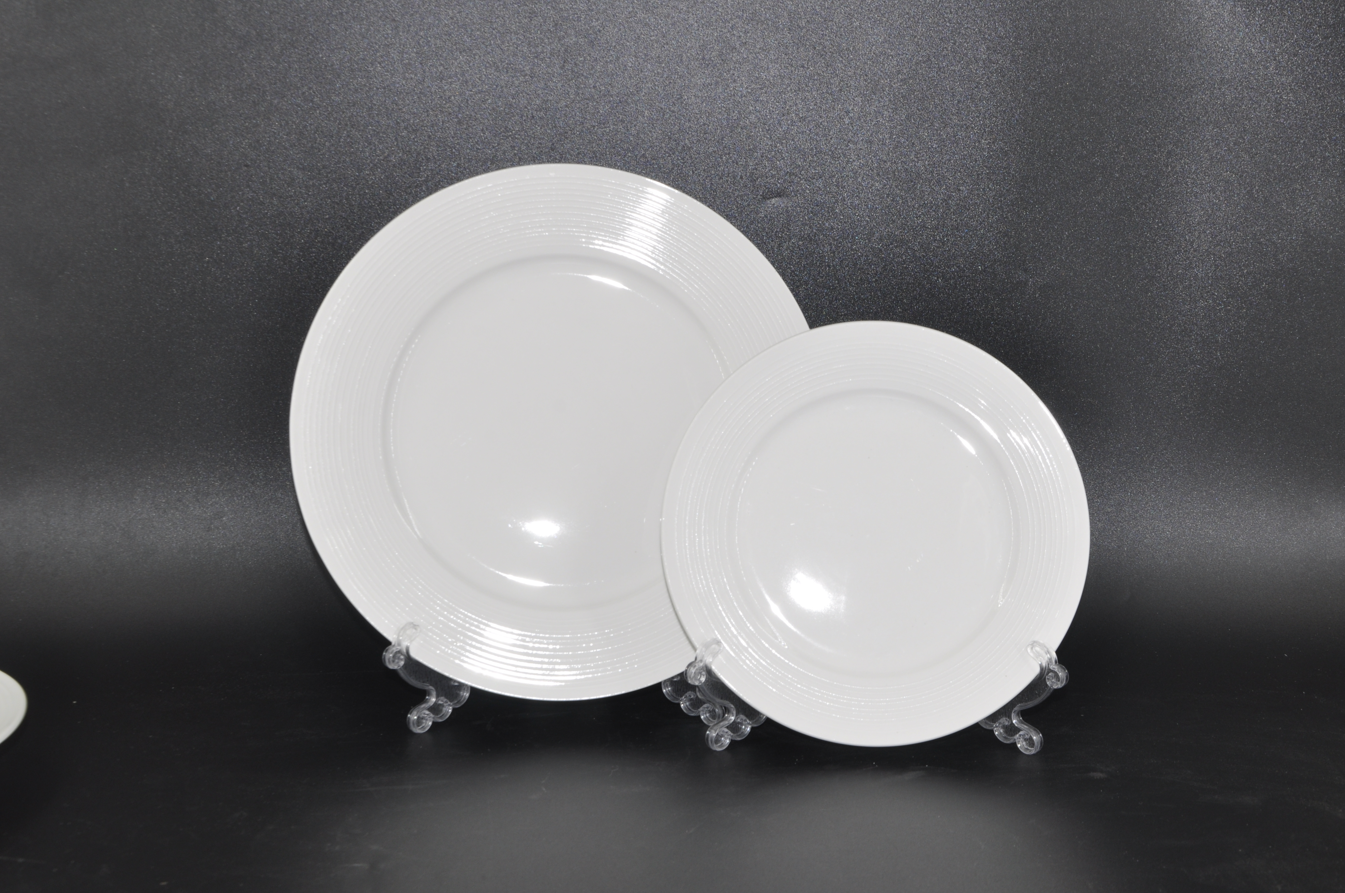 Home ware Catering White Ceramic Dinner Set Crockery Sets Dinnerware Hotel Tableware