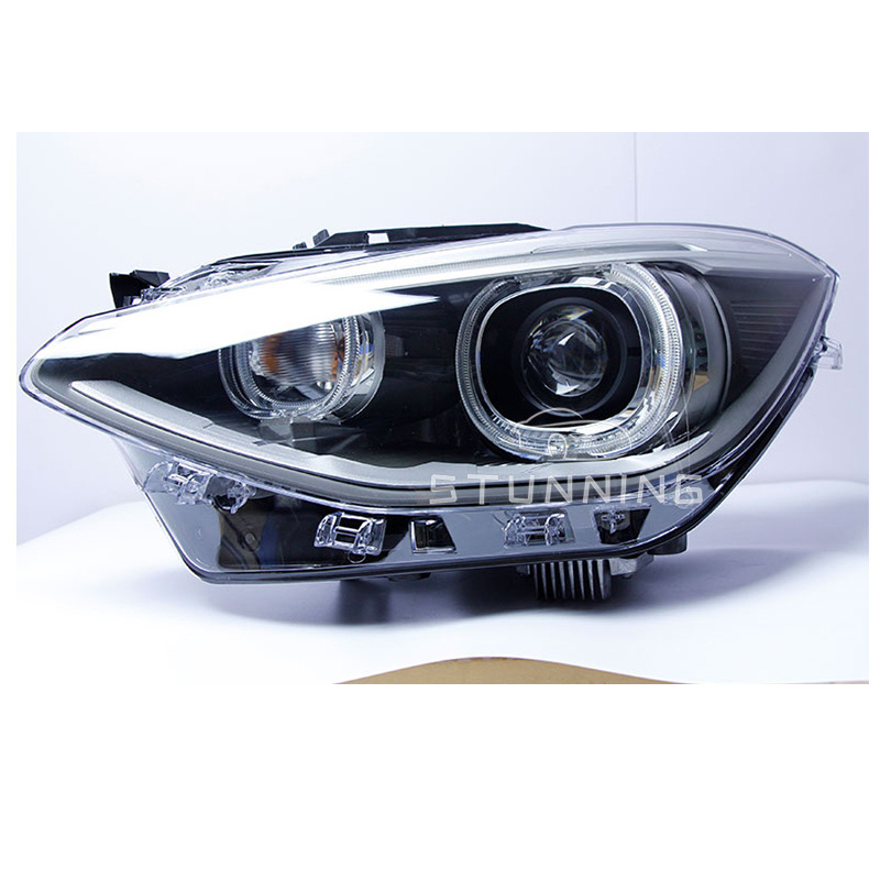 Plug and play LED DRL Hella 5 dual optical lens HID xenon headlight assembly for BMW 1 series F20 2012-2015 head light head lamp