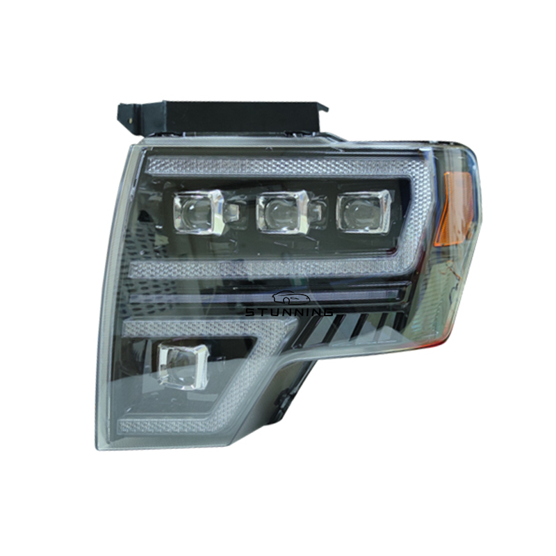 Upgrade full LED dynamic headlight headlamp assembly for Ford F150 F-150 F 150 2009-2014 head lamp head light plug and play