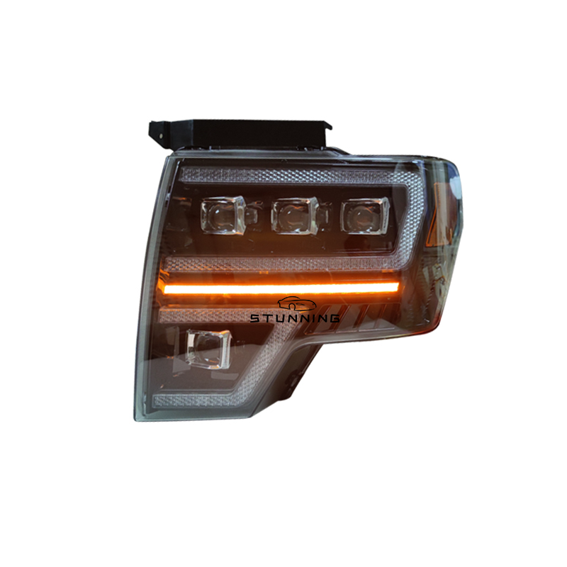 Upgrade full LED dynamic headlight headlamp assembly for Ford F150 F-150 F 150 2009-2014 head lamp head light plug and play