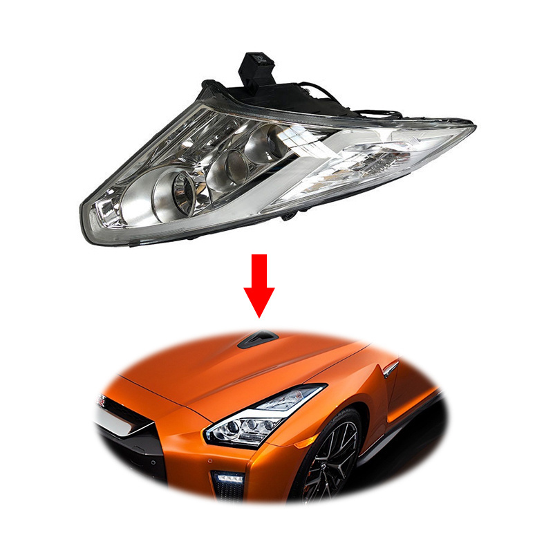 Plug and play upgrade LED headlight headlamp for Nissan GT-R GTR R35 2008-2020 head light head lamp DRL assembly