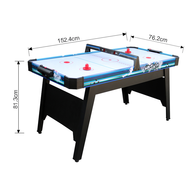 Custom 54-Inch Folding PVC Air Hockey Table Set for Home Game Room 2 Pucks 2 Pushers Factory Sports Gaming Scoring Hockey Game