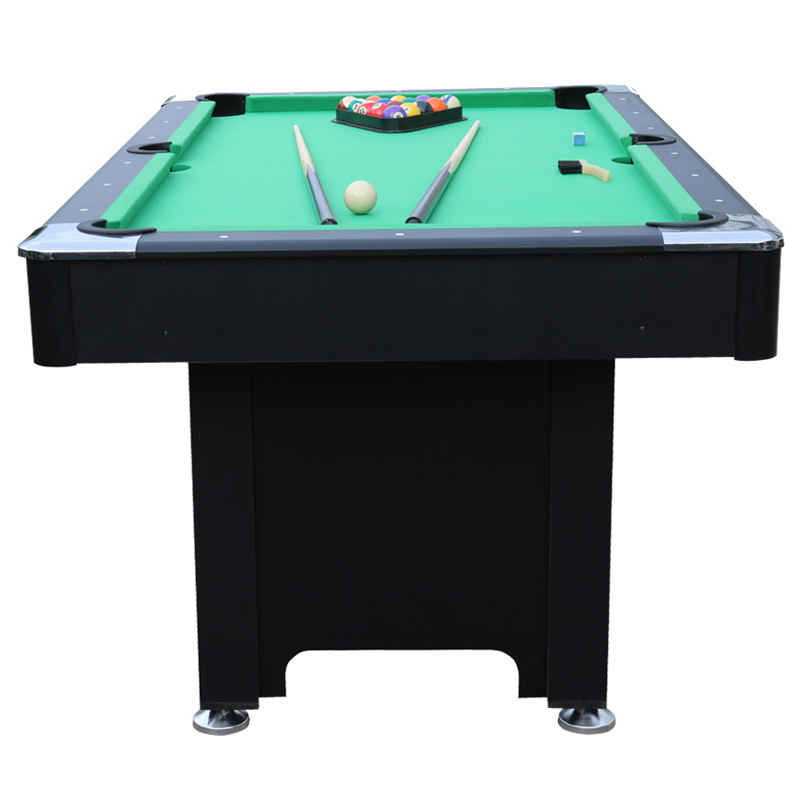 Wholesale 6-Foot Indoor Mini Sports Pool Table with Full Accessories Unisex MDF Cushion Wool Material Net Pocket Cues Included