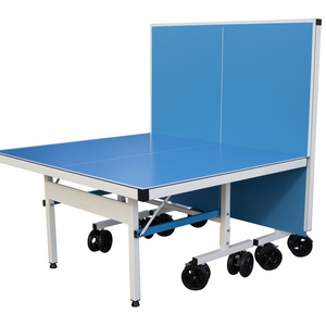 Hot Sales 15mm Durable MDF Indoor Foldable Moving Table Tennis/Pingpong Table Cheap Factory Prices