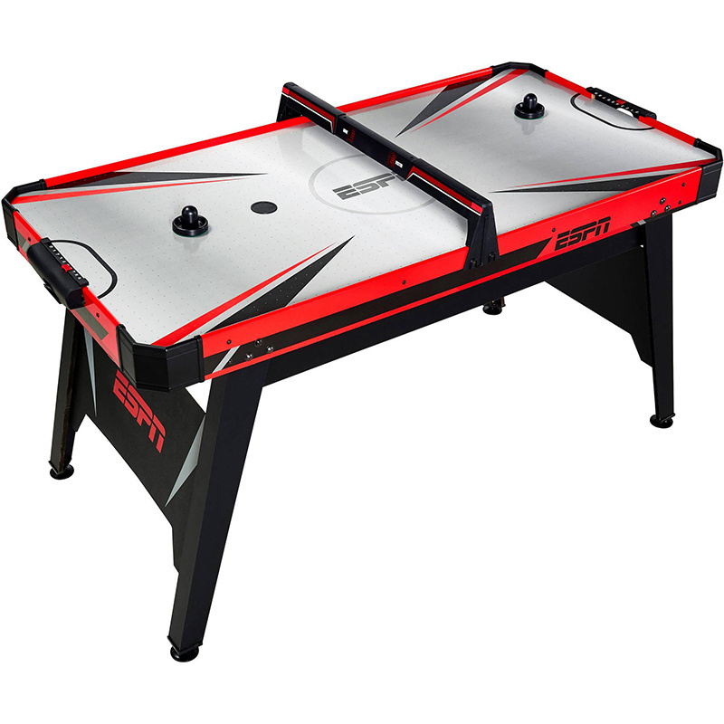 Custom 54-Inch Folding PVC Air Hockey Table Set for Home Game Room 2 Pucks 2 Pushers Factory Sports Gaming Scoring Hockey Game