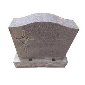 wholesale price Gray Granite Upright Headstones Blanks USA For Graves