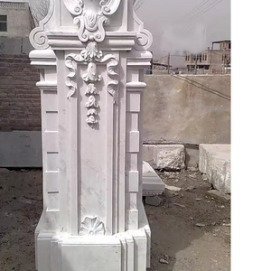 good quality customized Roman design natural stone marble column