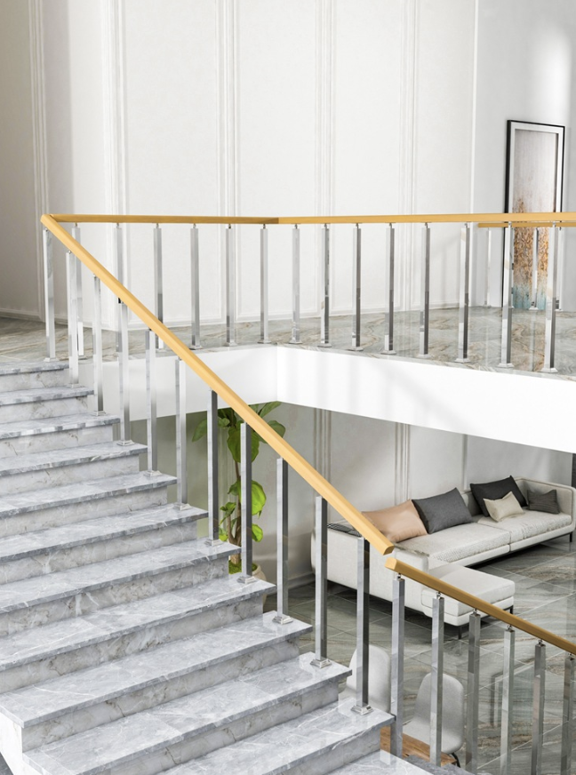 cheaper price wholesale stainless steel handrail for staircase decoration for indoor railing